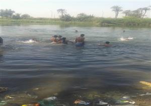 انتشال جثة شاب غرق في ترعة بالقليوبية