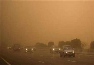 إغلاق 3 طرق سريعة في الوادي الجديد بسبب العاصفة الترابية