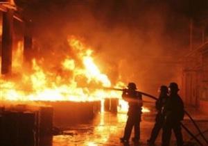 مصرع فلاح ونفوق ٣ رؤوس ماشية في حريق بالمنوفية