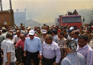 رئيس الوزراء يتابع جهود إخماد حريق مصنع سكر كوم امبو مع محافظ أسوان