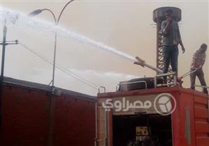 بالصور.. بعد 8 ساعات السيطرة على حريق مصنع سكر كوم امبو وعمليات التبريد مستمرة