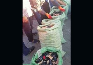 بالصور.. إحباط تهريب 576 كيلو حشيش و"كيبتاجون" بين تفاح لبناني بميناء بورسعيد