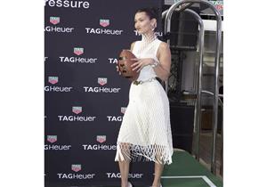 صور..بيلا حديد ونجم "Game of Thrones" يتألقون بسباق الـ"فورمولا 1" في موناكو 