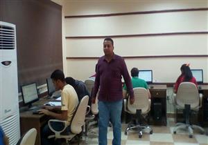 بالصور- بدء الامتحانات العملية لكلية الحاسبات والمعلومات بالأقصر