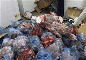 الأمن يداهم مصنعا بداخله 15 طن لحوم فاسدة بأبو النمرس