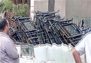 "الصحة" تكشف عن خسائر حريق مستشفى صدر العباسية