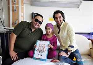 بالصور.. رزق وشريف رمزي وفريق "snl بالعربي" في زيارة لمستشفى 57357