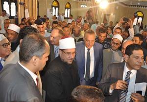 وزير الأوقاف ومحافظ الجيزة يفتتحان مسجدًا بأبو رواش