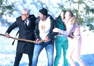 حالة من الرعب تنتاب محمد ثروت في مواجهة دب رامز -فيديو