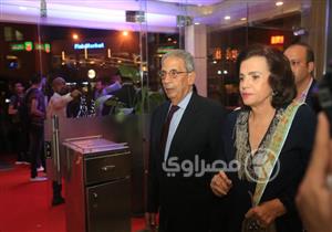 بالصور- عمرو موسى وسمير صبري في العرض الخاص لفيلم "كارما"