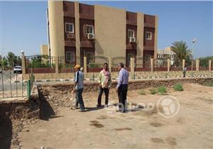 بالصور- تجهيز ساحات صلاة عيد الفطر بأبورديس في جنوب سيناء