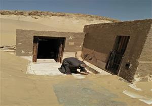 استعدادا للعيد.. حملة نظافة بمنطقة تونا الجبل الأثرية في المنيا