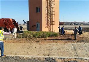 بعد جولة الوزير.. صيانة كاملة لمهبط مطار القاهرة 