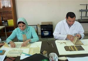 ترميم 26 مخطوطة ووثيقة نادرة في جامعة الإسكندرية (صور)