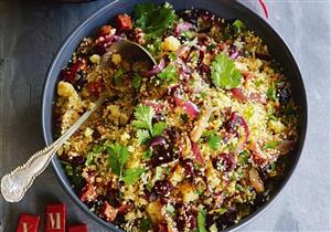 كسكس بالخضار والزبيب.. إفطار خالي من الكوليسترول