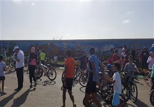 "الشباب والرياضة" تنظم ماراثون دراجات من دمياط إلى رأس البر