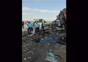 بالصور.. ارتفاع ضحايا حادث "مطروح " لـ 10 وفيات و27 مصابًا