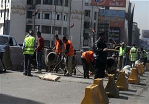 لمنع التكدسات المرورية.. تعزيز الخدمات بمحيط أعمال تطوير كوبري السيدة عائشة