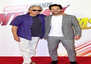 بالصور.. مايكل دوجلاس وبول رود في مؤتمر خاص لـ"Ant-Man" بلندن