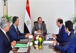 السيسي يوجه بوضع توقيت محدد لتطوير شبكة لوجستيات النقل في مصر