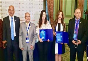 تكريم الإعلامية جيهان منصور في المؤتمر الدولي لرابطة مكافحة السرطان