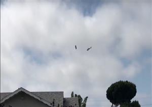 أميركي يلتقط فيديو لهليكوبتر تُحلق حول جسم غريب في كاليفورنيا 