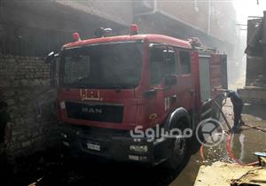 السيطرة على حريق داخل مخزن قطع غيار في سوهاج