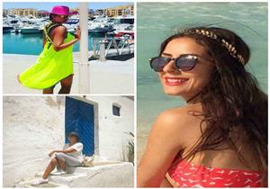 ليالي الصيفية| هند صبري تستجم في تونس وإيمى سالم بالمايوه