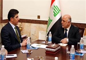 العبادي وبارزاني يؤكدان على المضي في اختيار الرئيس وتشكيل الحكومة