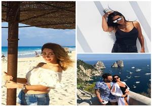 ليالي الصيفية| لاميتا فرنجية في إيطاليا.. ودانا حمدان "بتاخد تان" على البحر