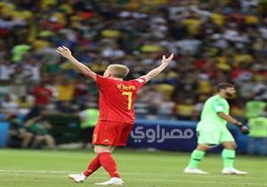  دي بروين يفوز بجائزة رجل مباراة بلجيكا والبرازيل