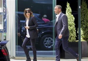 صور..ييف شرايبر في الصور الأولى من كواليس "6Ray Donovan " بنيويورك