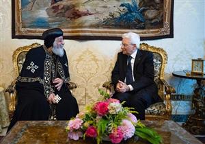 البابا تواضروس للرئيس الإيطالي: الترابط يجمع المصريين "مسلمين ومسيحيين"