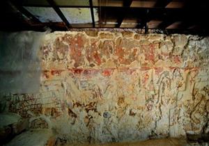 اكتشاف جدارية أثرية عمرها نحو أربعة آلاف عام في بيرو 