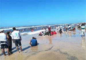 بعد ارتفاع الإشغال.. 120 منقذًا وخطة أمنية استعدادًا للعيد بمصيف بلطيم