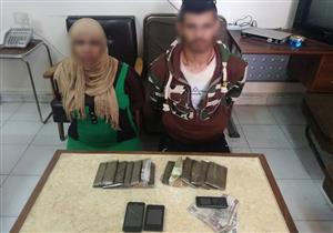 بالصور.. ضبط امرأة بحوزتها 10 "فرش حشيش" بنفق الشهيد أحمد حمدي