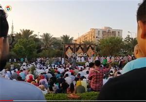 الاحتفال بعيد الأضحى من مسجد الحصري في 6 أكتوبر