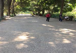 بالصور.. إقبال ضعيف على حديقة "الأورمان" في أول أيام عيد الأضحى