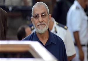 تأجيل إعادة محاكمة "بديع" و7 آخرين بأحداث مسجد الاستقامة لـ 1 أكتوبر