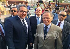 وزير خارجية إيطاليا و"العناني" يتجولان في المتحف المصري بالتحرير 