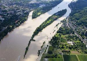 تراجع منسوب نهر الراين لأقل من متر واحد