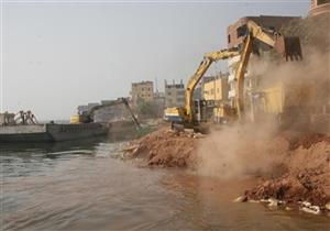 إزالة 182 حالة تعد على أملاك الدولة والأراضي الزراعية ونهر النيل خلال 24 ساعة