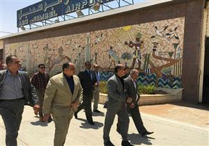 وزير الطيران يتفقد مطاري أبو سمبل وأسوان قبل تعامد الشمس على "قدس الأقداس"