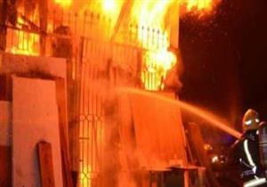 ماس كهربائي من عامود إنارة يتسبب في حريق 3 منازل بسوهاج