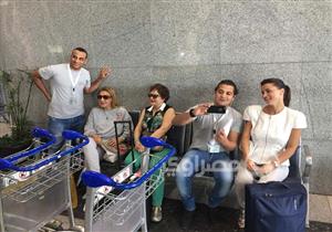  خاص| بالصور- وصول نادية الجندي ومنى زكي ولبلبة مطار الغردقة استعدادًا لحضور افتتاح "الجونة السينمائي"