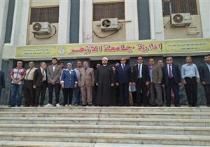 وزير الأوقاف ورئيس جامعة الأزهر يؤديان تحية العلم بفرع القاهرة