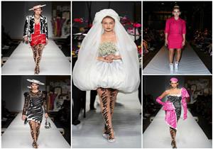 بالصور.. جيجي حديد تتألق بفستان "فرح" في أسبوع ميلان للأزياء