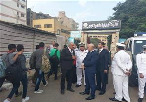بالصور.. مدير أمن القاهرة يتفقد خدمات تأمين المدارس