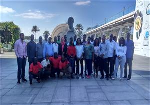 وفد الإعلاميين الأفارقة يختتم جولته السياحية بزيارة مكتبة الإسكندرية