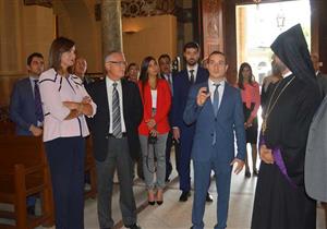 وزيرة الهجرة تحتفي بالجالية الأرمينية في الأهرامات 